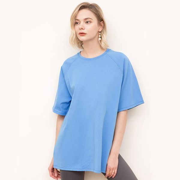 cotton loose t-shirt women short-sleeved inserted mid-length irregular women's, White
cotton loose t-shirt women short-sleeved inserted mid-length irregular women's, White