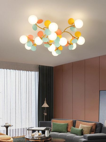 ceiling lights glass nordic living room led lamp warm modern minimalist atmosphere bedroom creative multi-color light luxury hall
ceiling lights glass nordic living room led lamp warm modern minimalist atmosphere bedroom creative multi-color light luxury hall