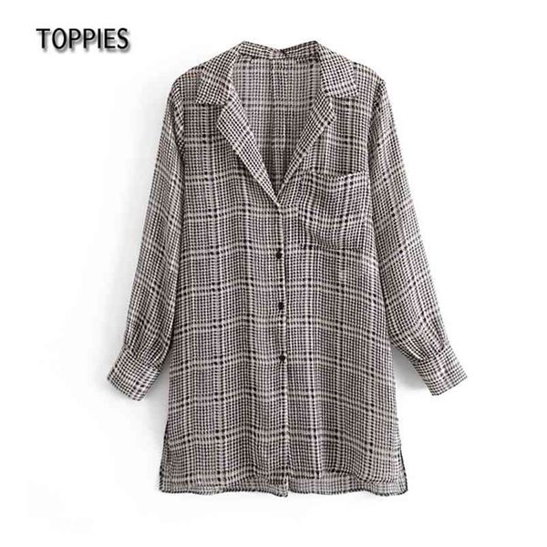 spring plaid printing long shirts oversize boyfriend women blouses irregular hem 210421, White
spring plaid printing long shirts oversize boyfriend women blouses irregular hem 210421, White