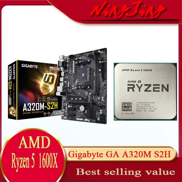 motherboards amd ryzen 5 1600x r5 original used cpu+gigabyte ga a320m s2h motherboard suit socket am4 without cooler
motherboards amd ryzen 5 1600x r5 original used cpu+gigabyte ga a320m s2h motherboard suit socket am4 without cooler