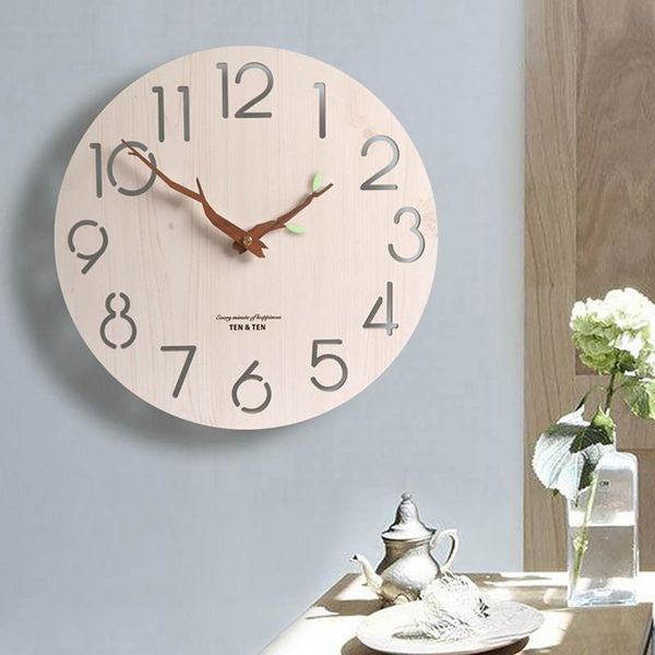 wall clocks natural wooden round clock branchs shaped hands creative home living room decoration elegant cycle ornament
wall clocks natural wooden round clock branchs shaped hands creative home living room decoration elegant cycle ornament
