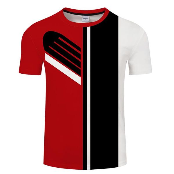 men's t-shirts fashion 3d printing summer short-sleeved round neck men and women same sports t-shirt, White;black
men's t-shirts fashion 3d printing summer short-sleeved round neck men and women same sports t-shirt, White;black