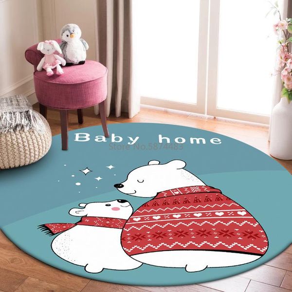 carpets 200cm fashion cartoon cute polar bear round living room bedroom hanging basket chair non-slip floor mat carpet customization
carpets 200cm fashion cartoon cute polar bear round living room bedroom hanging basket chair non-slip floor mat carpet customization