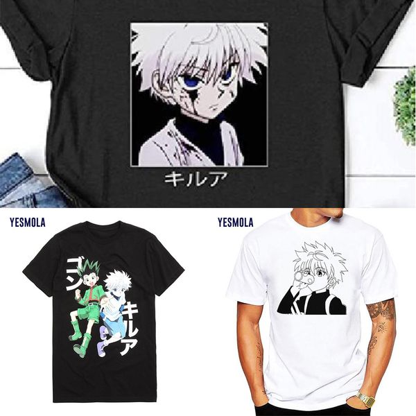 yesmola men women t-shirt kawaii hunter x hunter tshirt killua zoldyck t-shirt crew neck fitted soft anime manga tee shirt x0621, White;black
yesmola men women t-shirt kawaii hunter x hunter tshirt killua zoldyck t-shirt crew neck fitted soft anime manga tee shirt x0621, White;black