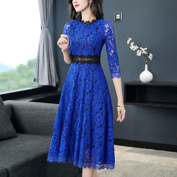runway crochet hollow out lace dress new autumn women fashion three quarter sleeve slim waist casual party midi dress, Black;gray
runway crochet hollow out lace dress new autumn women fashion three quarter sleeve slim waist casual party midi dress, Black;gray