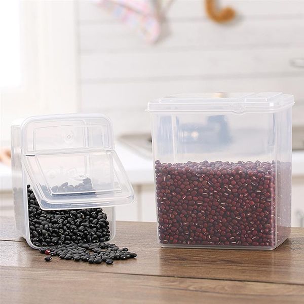 storage bottles & jars 2pcs transparent box tanks cereal containers plastic clear food saver keepers for kitchen rice grain
storage bottles & jars 2pcs transparent box tanks cereal containers plastic clear food saver keepers for kitchen rice grain