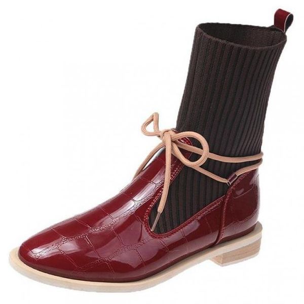ankle boots for women fashion shoes winter stretch fabric square heel dress, Black
ankle boots for women fashion shoes winter stretch fabric square heel dress, Black