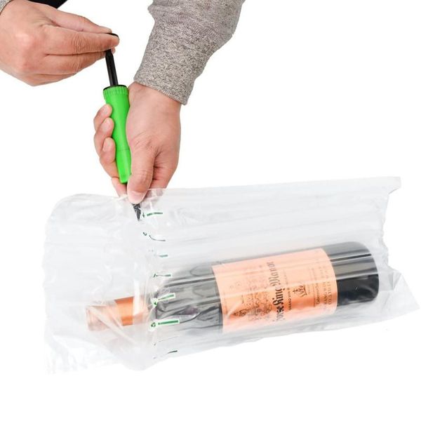storage bags wine bottle protector 20 packs bubble cushion wrap sleeves accessory portable leakproof travel inflatable air column
storage bags wine bottle protector 20 packs bubble cushion wrap sleeves accessory portable leakproof travel inflatable air column