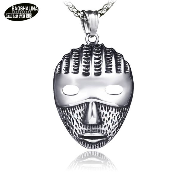 paulina star hip hop hollow titanium steel necklace trendy men's stainless skull pendant, Silver
paulina star hip hop hollow titanium steel necklace trendy men's stainless skull pendant, Silver