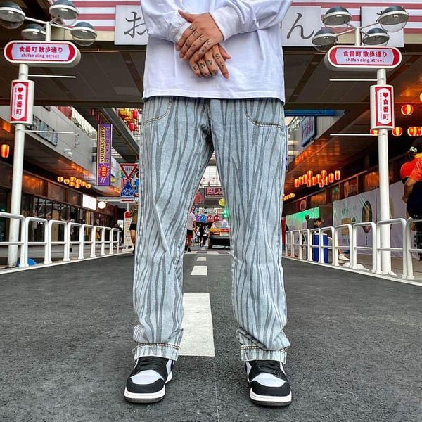 women's pants & capris jeans men and women hip-hop street full print thorns zebra pattern trousers straight loose washed close length, Black;white
women's pants & capris jeans men and women hip-hop street full print thorns zebra pattern trousers straight loose washed close length, Black;white