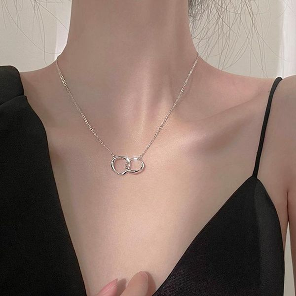 pendant necklaces double circle buckle gold irregular necklace for women fashion fine jewelry simple & pendants, Silver
pendant necklaces double circle buckle gold irregular necklace for women fashion fine jewelry simple & pendants, Silver
