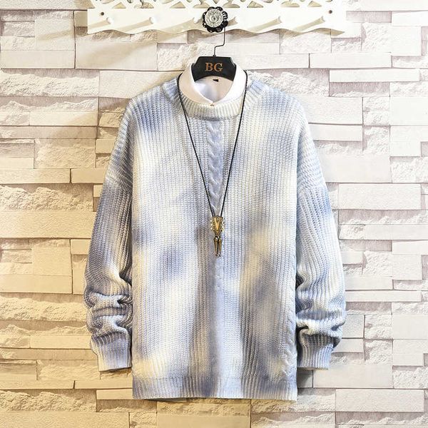 men's sweaters o neck men autumn winter tiedye pullovers korean fashion mens sweater bm66, White;black
men's sweaters o neck men autumn winter tiedye pullovers korean fashion mens sweater bm66, White;black