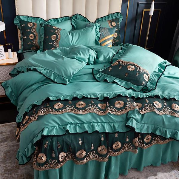 bedding sets high-end tencel bedding, ice silk, naked sleep, bed sheet, duvet cover, spring and summer, four-piece skirt
bedding sets high-end tencel bedding, ice silk, naked sleep, bed sheet, duvet cover, spring and summer, four-piece skirt