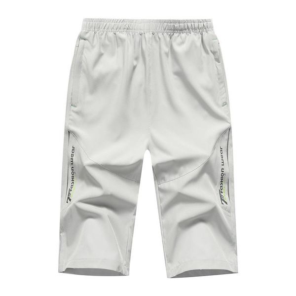 sports seven-minute pants light high elasticity outdoor fast-drying leisure men running fitness training shorts men's, White;black