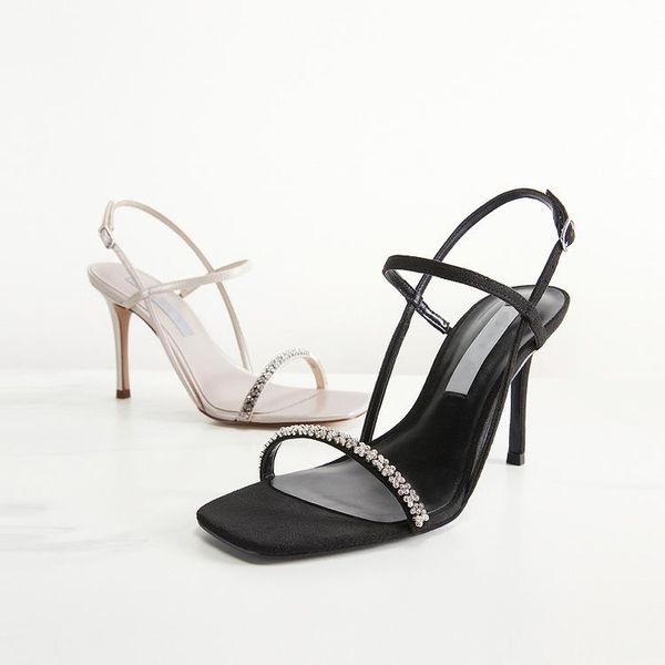 spring summer semi-precious stones high-heeled sandals women fashion lady crystal sandal, Black
spring summer semi-precious stones high-heeled sandals women fashion lady crystal sandal, Black