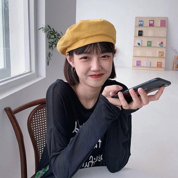 berets vintage beret hats cotton warm elegant octagonal flat cap solid color all-match women korean trend girl painter beanie, Blue;gray
berets vintage beret hats cotton warm elegant octagonal flat cap solid color all-match women korean trend girl painter beanie, Blue;gray