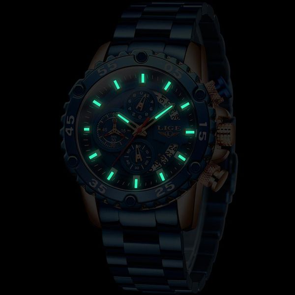 wristwatches 2021 watch men fashion blue all steel big dial mens watches man calendar waterproof sport quartz clock, Slivery;brown
wristwatches 2021 watch men fashion blue all steel big dial mens watches man calendar waterproof sport quartz clock, Slivery;brown