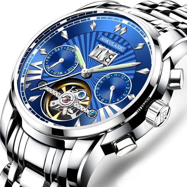 brand luxury designer automatic watches for men sports casual mechanical relocks para hombre, Slivery;brown
brand luxury designer automatic watches for men sports casual mechanical relocks para hombre, Slivery;brown