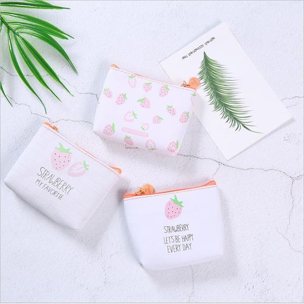 sweet pu leather coin purses small wallet ladies change purse child girl pink strawberry mini zipper pocket card money bag, White
sweet pu leather coin purses small wallet ladies change purse child girl pink strawberry mini zipper pocket card money bag, White