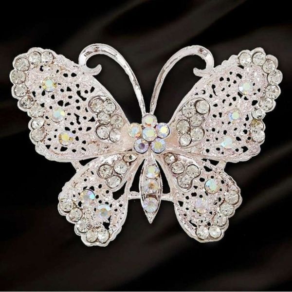 butterfly fashion trendsetter exaggerates butterfly inlaid diamond alloy brooch clothing accessories, Gray
butterfly fashion trendsetter exaggerates butterfly inlaid diamond alloy brooch clothing accessories, Gray