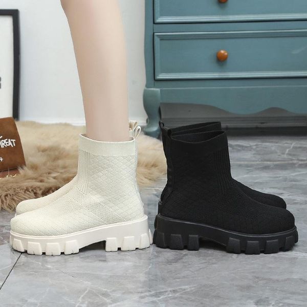 boots 2021 autumn winter socks women thick-soled soft casual shoes large size net warm short botas de mujer, Black
boots 2021 autumn winter socks women thick-soled soft casual shoes large size net warm short botas de mujer, Black