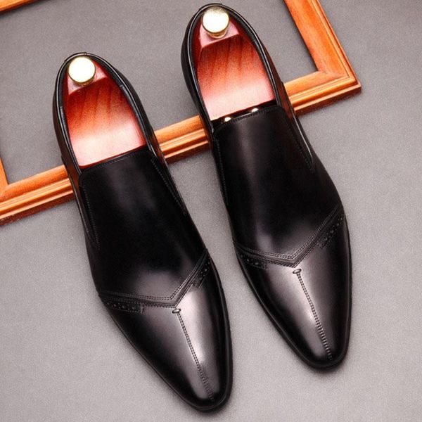 dress shoes office wedding men genuine leather loafers quality man flats shoe black red wine
dress shoes office wedding men genuine leather loafers quality man flats shoe black red wine