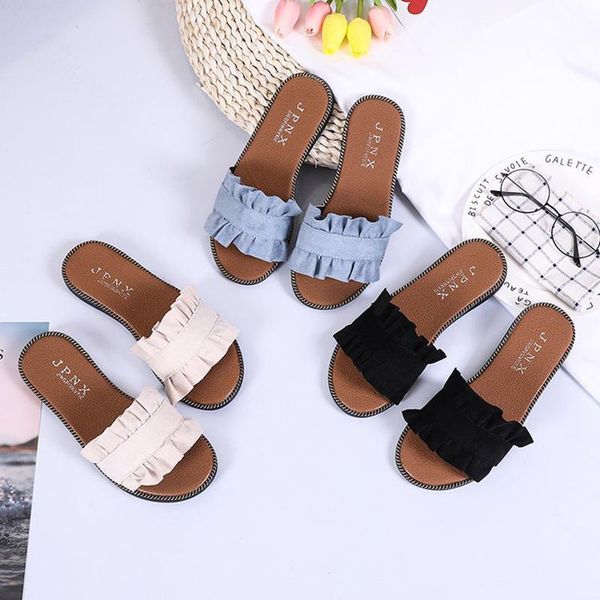 slippers summer women casual fashion lace design sandals comfortable and non-slip, Black
slippers summer women casual fashion lace design sandals comfortable and non-slip, Black