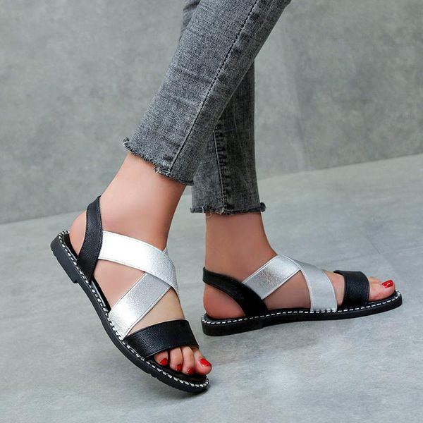 dihope 2021 summer sandals flat shoes sewing black slip-on ladies chaussures femme
dihope 2021 summer sandals flat shoes sewing black slip-on ladies chaussures femme
