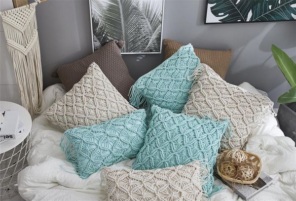 cushion/decorative pillow mom's yard macrame handmade cotton thread pillowcase bohemia moroccan sofa cushion cover decorative high-end
cushion/decorative pillow mom's yard macrame handmade cotton thread pillowcase bohemia moroccan sofa cushion cover decorative high-end