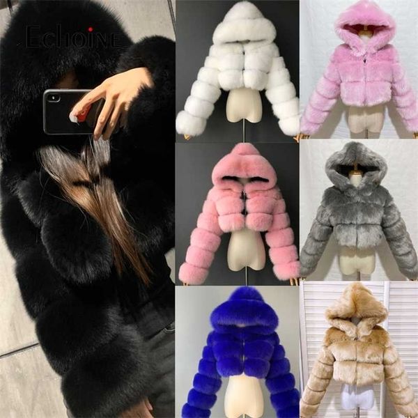 echoine women winter faux fur crop jacket furry cropped teddy coats jackets fluffy coat with hooded manteau plue size 5xl 211220, Black
echoine women winter faux fur crop jacket furry cropped teddy coats jackets fluffy coat with hooded manteau plue size 5xl 211220, Black