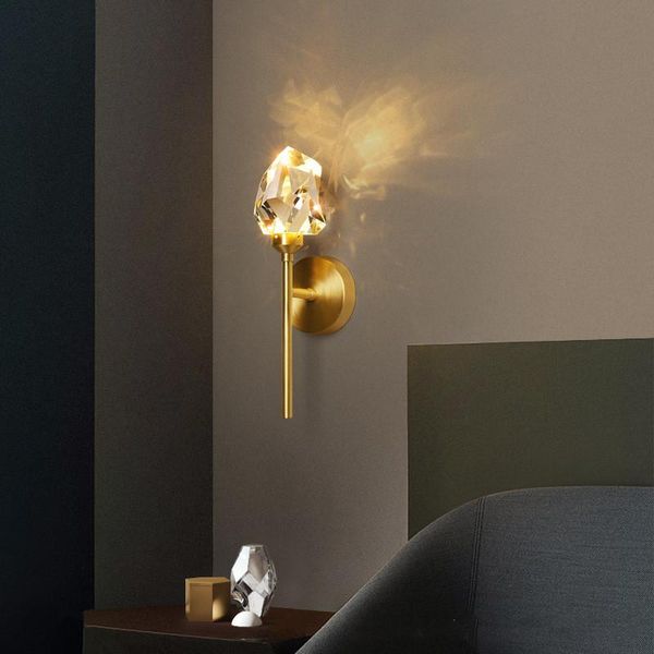 crystal bedside wall lamp all copper postmodern light luxury for living room bedroom three-color dimming
crystal bedside wall lamp all copper postmodern light luxury for living room bedroom three-color dimming