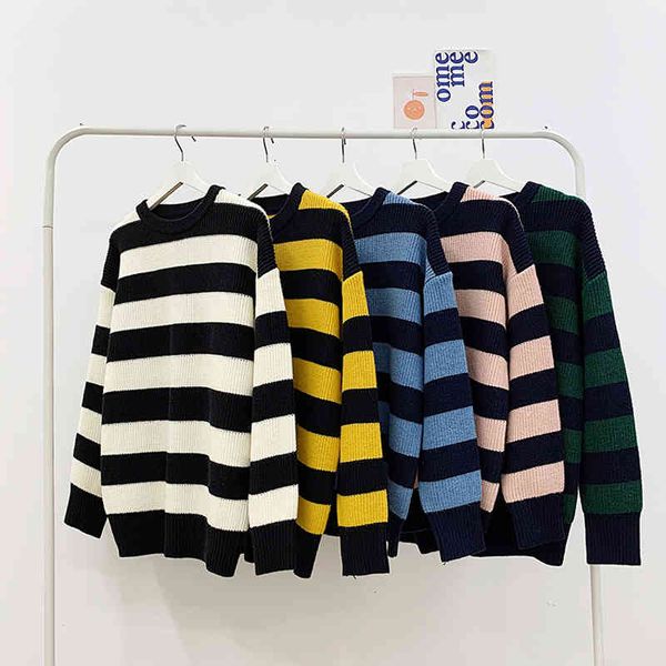 women's sweaters casual striped female sweater, sweater for autumn and winter vdb8, White;black
women's sweaters casual striped female sweater, sweater for autumn and winter vdb8, White;black
