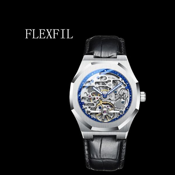 wristwatches flexfil luxury diver wave celestial tourbillon automatic mechanical men watch sapphire waterproof luminous leather strap 1125, Slivery;brown
wristwatches flexfil luxury diver wave celestial tourbillon automatic mechanical men watch sapphire waterproof luminous leather strap 1125, Slivery;brown