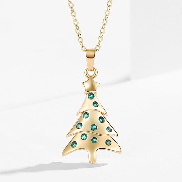 pendant necklaces stylish christmas ornaments lovely green zircon tree for women exquisite anniversary jewelry, Silver
pendant necklaces stylish christmas ornaments lovely green zircon tree for women exquisite anniversary jewelry, Silver