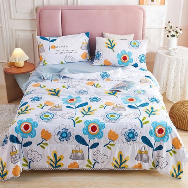 comforters & sets colorful summer washed cotton quilt air-conditioning comforter soft breathable blanket print bedspread bed cover 200*230cm
comforters & sets colorful summer washed cotton quilt air-conditioning comforter soft breathable blanket print bedspread bed cover 200*230cm