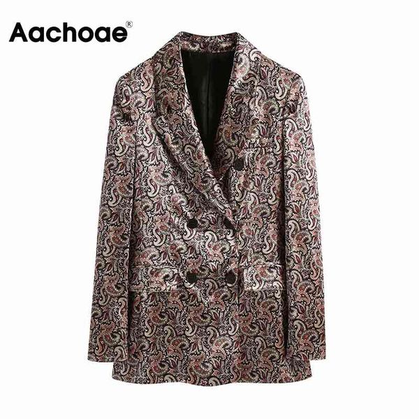 aachoae vintage printed velvet blazer women fashion double breasted jacket coat female long sleeve outerwear chic 210413, White;black
aachoae vintage printed velvet blazer women fashion double breasted jacket coat female long sleeve outerwear chic 210413, White;black