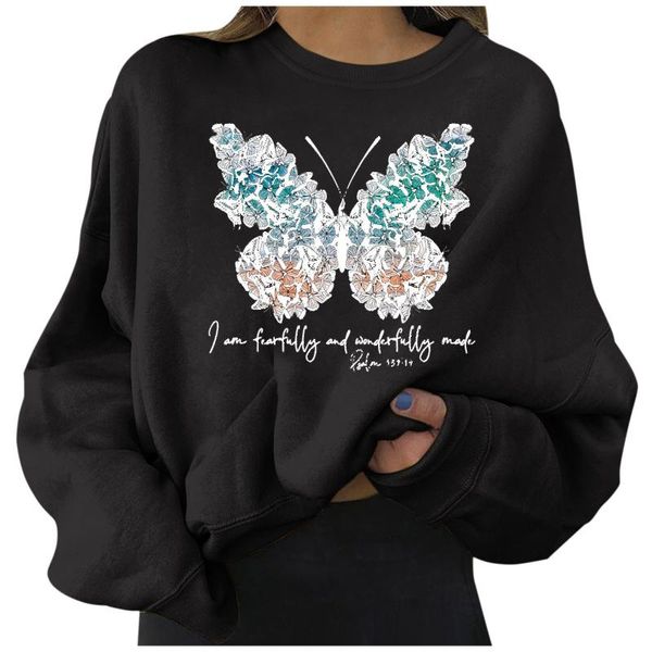 women's hoodies & sweatshirts printing butterfly casual loose oversized hoodie hip hop sportwear tyle pullover long sleeve round neck b, Black
women's hoodies & sweatshirts printing butterfly casual loose oversized hoodie hip hop sportwear tyle pullover long sleeve round neck b, Black