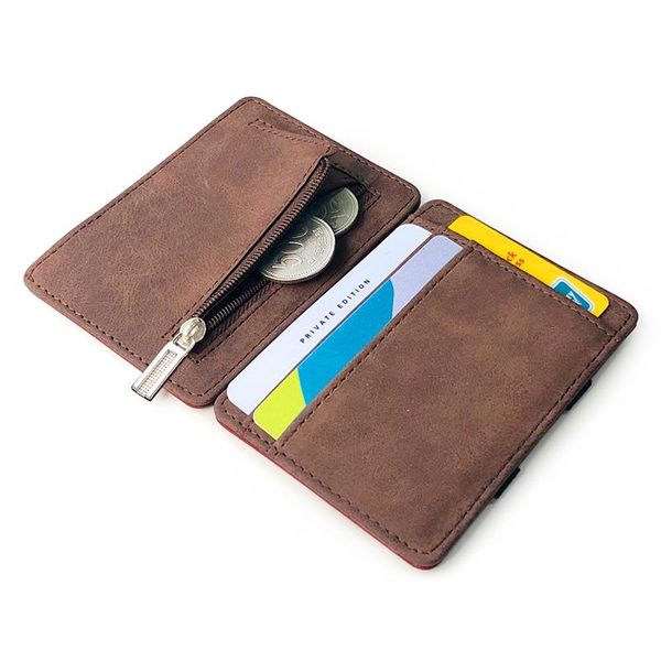 card holders brown luxury frosted brand short wallet vintage small slim coin pouch clutch purse zipper holder money leather clip male, Brown;gray
card holders brown luxury frosted brand short wallet vintage small slim coin pouch clutch purse zipper holder money leather clip male, Brown;gray