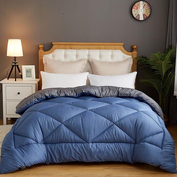 comforters & sets winter thicken comforter pure color duvet with stuffing patchwork quilt warm bed cover grey bedset 220*240cm
comforters & sets winter thicken comforter pure color duvet with stuffing patchwork quilt warm bed cover grey bedset 220*240cm