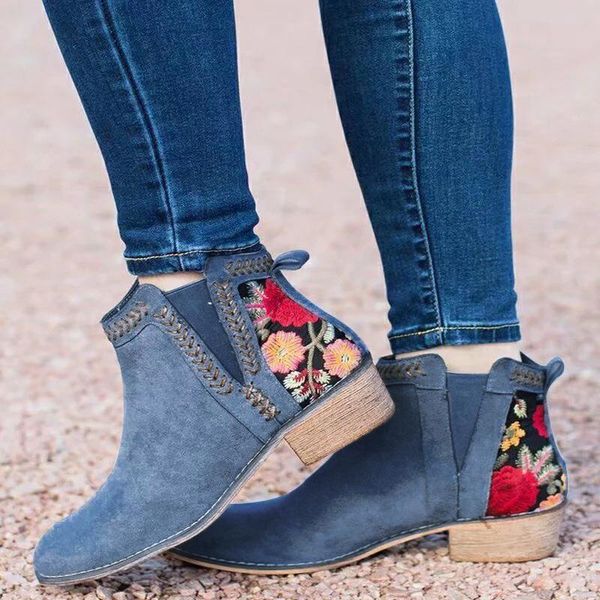 boots 2021 women's ankle female low shoes sewing classic elastic band embroidery thick heels woman casual, Black
boots 2021 women's ankle female low shoes sewing classic elastic band embroidery thick heels woman casual, Black