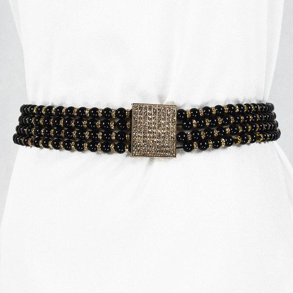 belts french pearl buckle elastic belt women sweet girls waist chain dress decorative bondage fine prom dresses decoration, Black;brown
belts french pearl buckle elastic belt women sweet girls waist chain dress decorative bondage fine prom dresses decoration, Black;brown