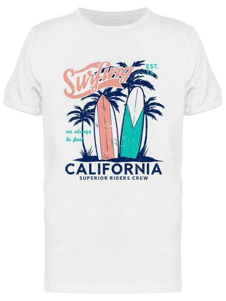 men's t-shirts california beach surfboards men humor graphic novelty funny t-shirt, White;black
men's t-shirts california beach surfboards men humor graphic novelty funny t-shirt, White;black