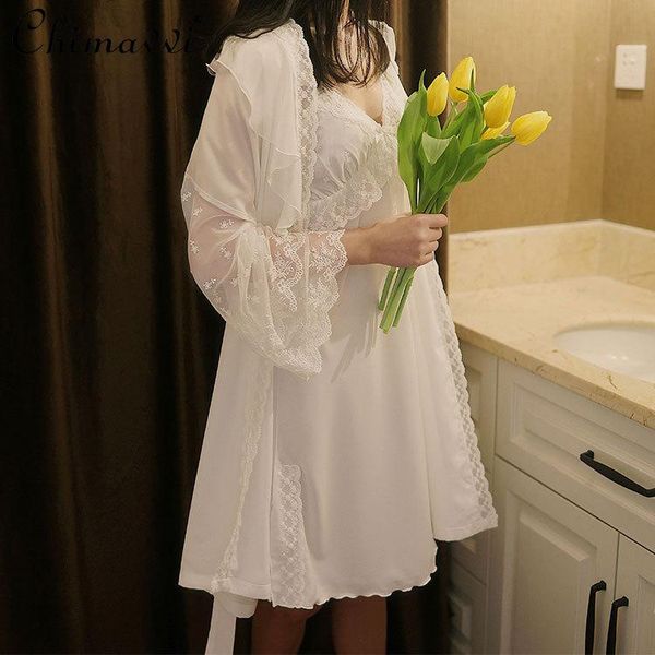 sling nightgown 2-piece set 2021 summer silk thin lace stitching mesh bath robe solid princess style elegant pajamas women women's slee, Black;red
sling nightgown 2-piece set 2021 summer silk thin lace stitching mesh bath robe solid princess style elegant pajamas women women's slee, Black;red