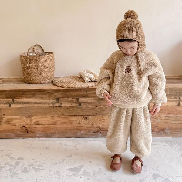 clothing sets 2021 autumn arrival girls fashion cartoon 2 peices suit warm fleece kids winter clothes, White
clothing sets 2021 autumn arrival girls fashion cartoon 2 peices suit warm fleece kids winter clothes, White