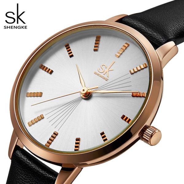 shengke quartz women wristwatch fashion leather strap feather ladies watch waterproof clock gift montre femme wristwatches, Slivery;brown
shengke quartz women wristwatch fashion leather strap feather ladies watch waterproof clock gift montre femme wristwatches, Slivery;brown