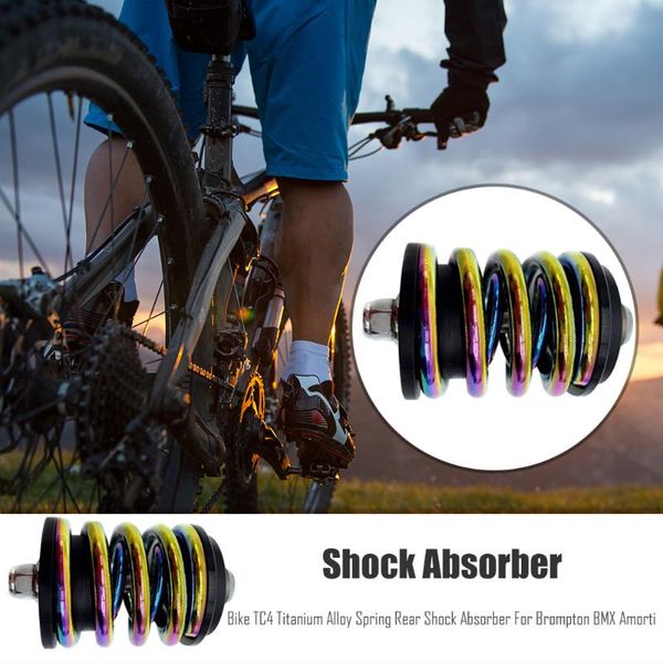parts bicycle spring rear absorber titanium alloy bike folding outdoor cycle biking entertainment for brompton part
parts bicycle spring rear absorber titanium alloy bike folding outdoor cycle biking entertainment for brompton part