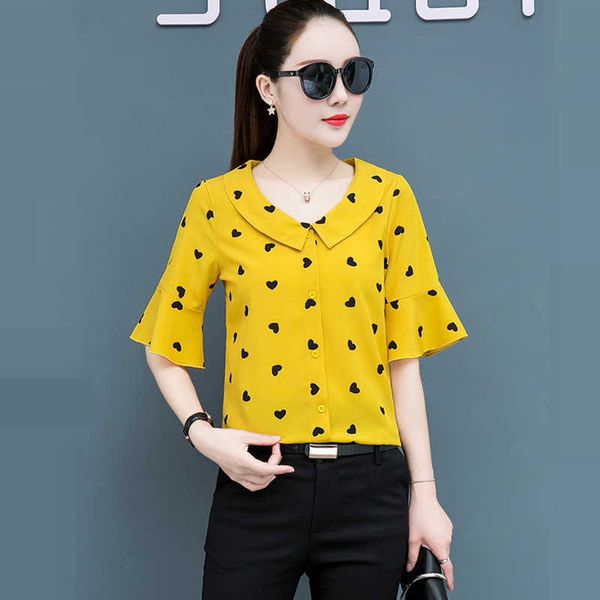 korean fashion chiffon women blouses floral office lady shirts summer short sleeve and bloues plus size xxxl/5xl 210531, White
korean fashion chiffon women blouses floral office lady shirts summer short sleeve and bloues plus size xxxl/5xl 210531, White