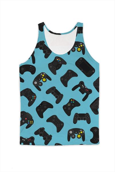 real american us size control mens play sublimation printing plus tank top, White;black
real american us size control mens play sublimation printing plus tank top, White;black