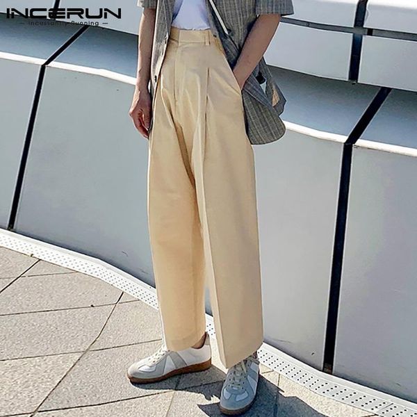 fashion men casual pants joggers streetwear korean straight trousers 2021 pockets solid color leisure pantalon incerun 5xl 7 men's, Black
fashion men casual pants joggers streetwear korean straight trousers 2021 pockets solid color leisure pantalon incerun 5xl 7 men's, Black