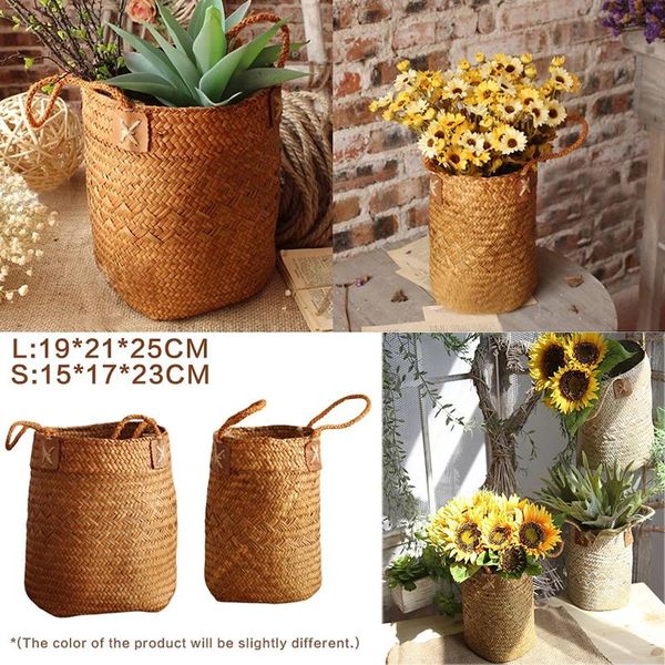 storage baskets natural straw basket hand-woven collapsible flower dried wicker woven fruit nordic style hun
storage baskets natural straw basket hand-woven collapsible flower dried wicker woven fruit nordic style hun